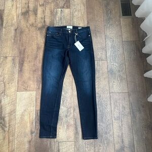 Frame Le Skinny de Jeanne Dark Wash Jeans Womens Size 30